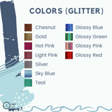 Glitter Name Decal